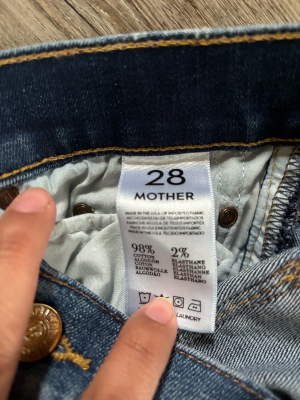 MOTHER The Dropout Boyfriend Jeans in Tequila Truth Denim - Picture 8 of 9